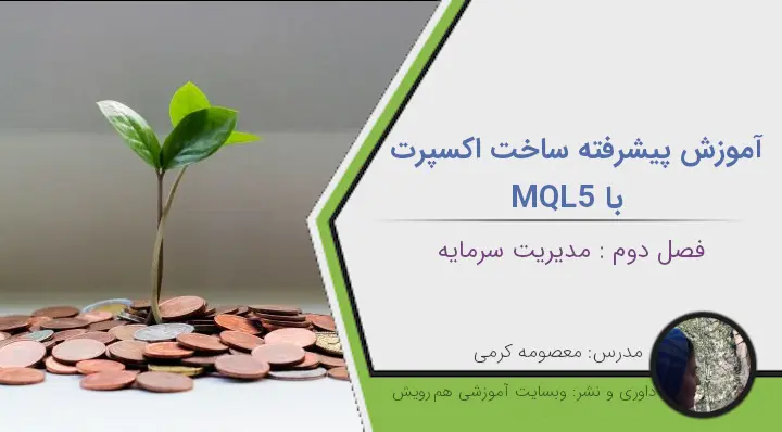 آموزش پیشرفته mql5 - فصل ۲: مدیریت سرمایه